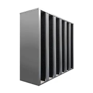 Box Type V-Bank Chemical Activated Carbon Air Filters thumbnail 2