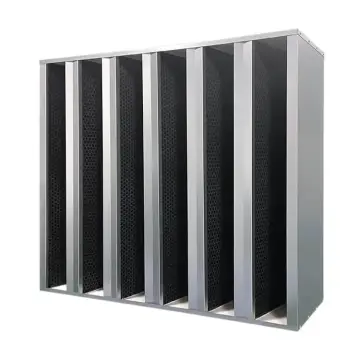 Box Type V-Bank Chemical Activated Carbon Air Filters thumbnail 3