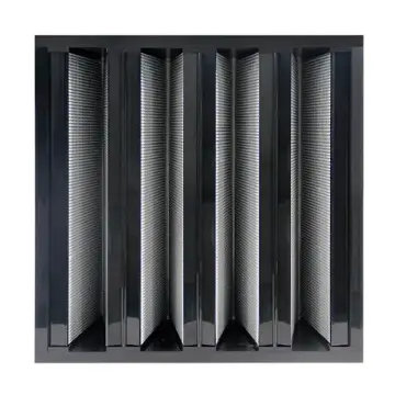 V-bank Air Filter With Activated Carbon Layer thumbnail 1