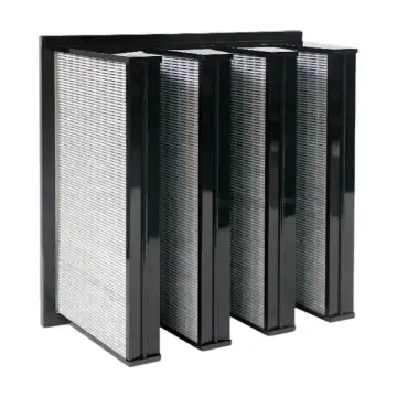 V-bank Air Filter With Activated Carbon Layer thumbnail 3