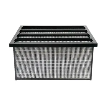 V-bank Air Filter With Activated Carbon Layer thumbnail 4