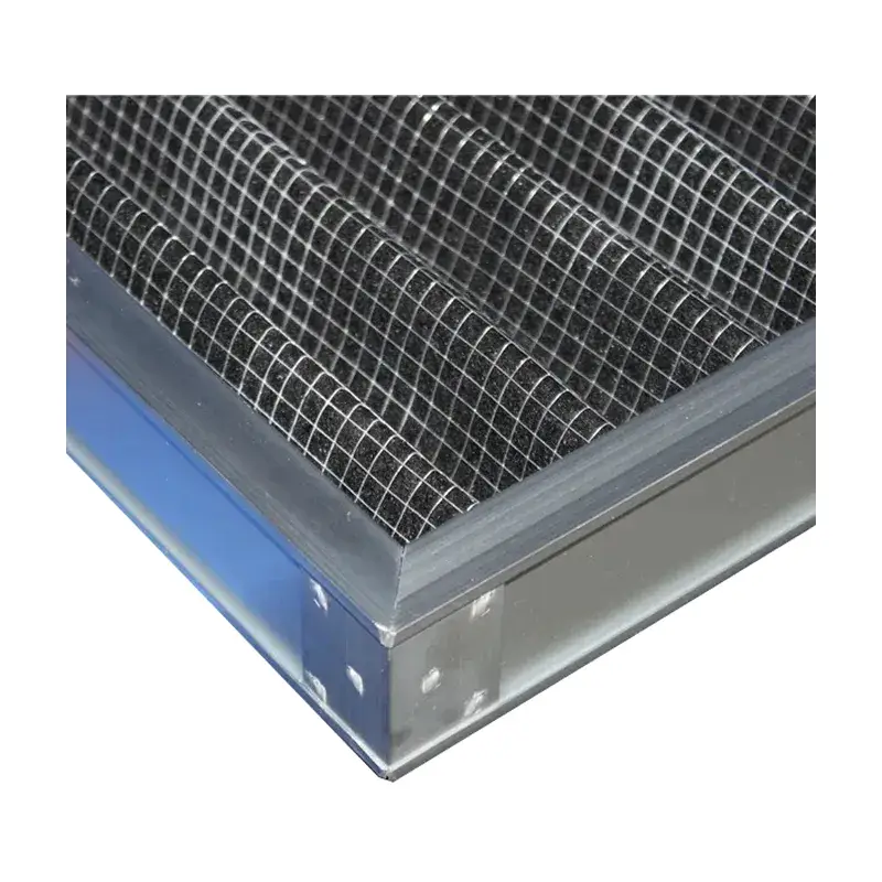 Products/10.Chemical-Filter/8.Odor-Removal-Activated-Carbon-Pleated-Air-Filter/images/Pleated-Activated-Carbon-Filter_4.webp