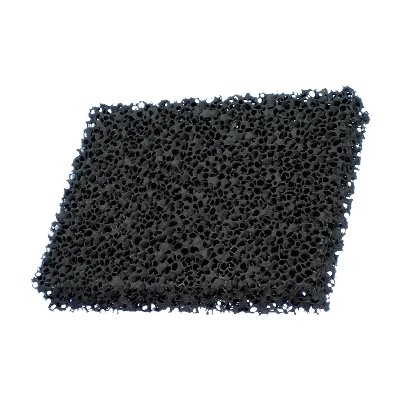 Products/11.Filter-Material/10.Washable-Anti-Wear-High-Filtration-Speed-Large-Airflow-Sponge/images/Activated-Carbon-Powder-Sponge_1.webp
