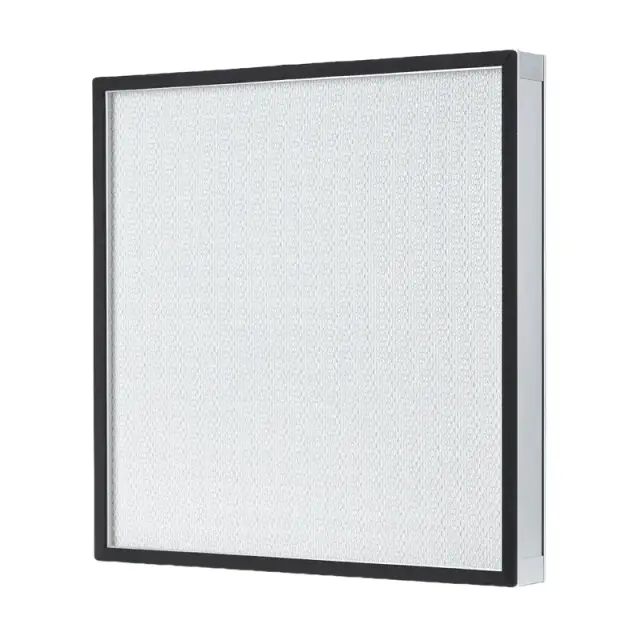 High Efficiency Low Pressure Drop Mini Pleat Filter Hepa Ulpa
