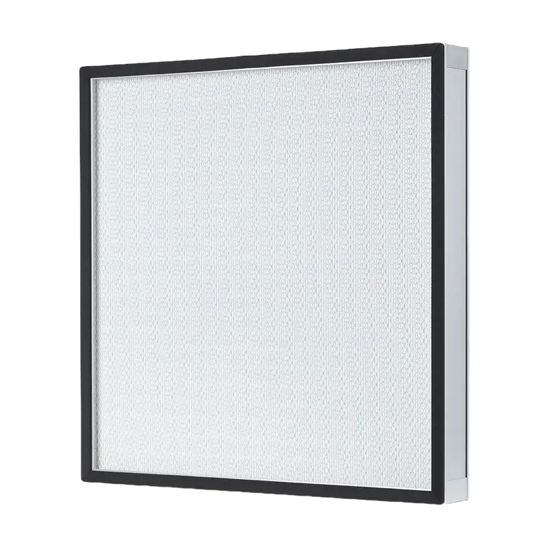Products/3.Mini-Pleat-Filter/1.High-Efficiency-Low-Pressure-Drop-Mini-Pleat-Filter-Hepa-Ulpa/images/Separatorless_HEPA_Filter_9.webp