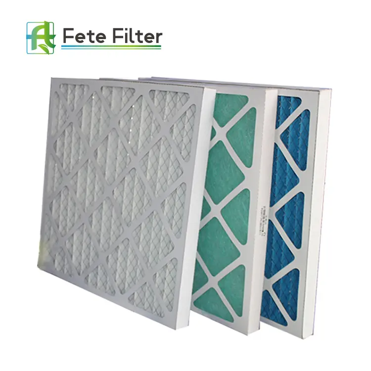 Products/3.Mini-Pleat-Filter/3.Mediumsub-Hepa-Cardboard-Frame-Mini-Pleat-Filter/images/Cleanroom-HVAC-Cardboard-frame-Panel-Air-Filter-Filtration-Filtro-1.webp
