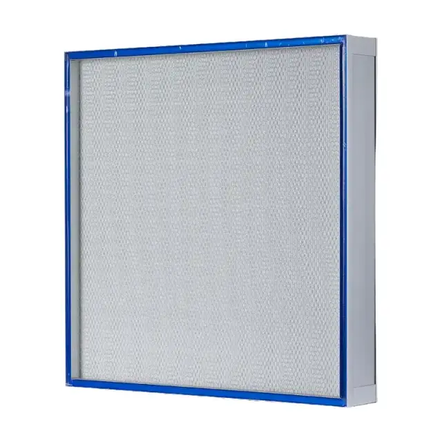 Excellent Sealing Gel Type Mini Pleat Hepa Ulpa Filter