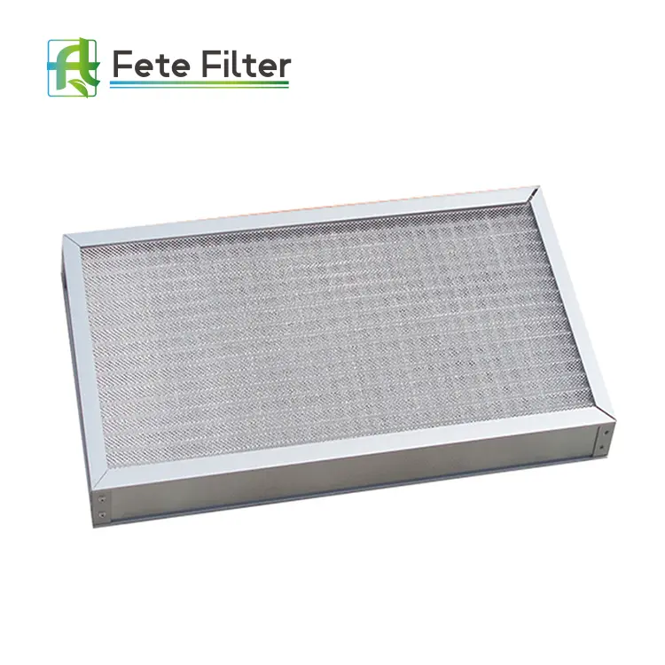Products/3.Primary-Filters/4.Metal-Mesh-Primary-Air-Filter/images/Metal-Mesh-Panel-Primary-HVAC-Cleanroom-Air-Filter-2.webp