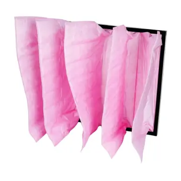 Hvac System Air Filtration Filters Plastic Frame Pocket Filter