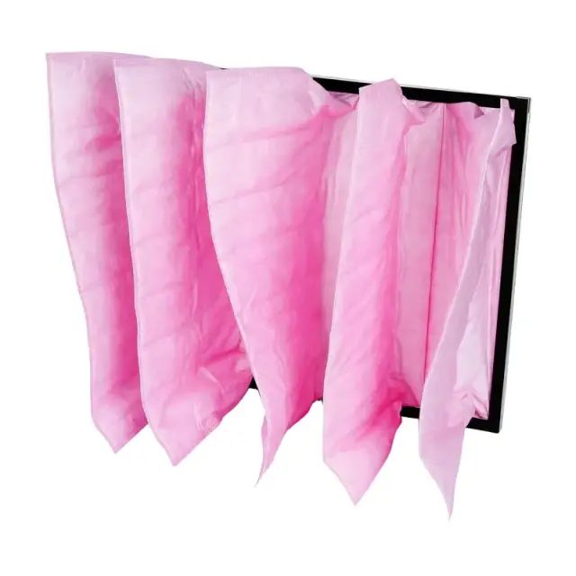 Hvac System Air Filtration Filters Plastic Frame Pocket Filter image 1