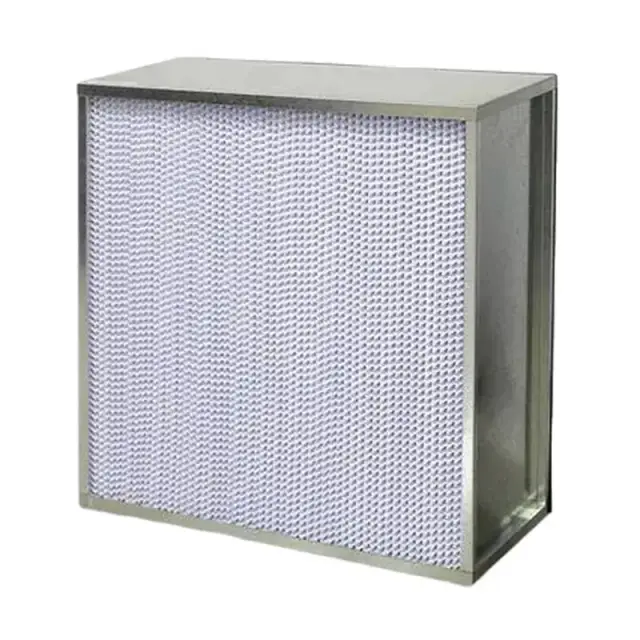 Deep Pleat High Capacity Separator Filter Box Type Hepa Filter
