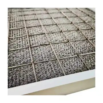 Aluminum Wave Stainless Steel Wave Metal Mesh Air Filter thumbnail 3