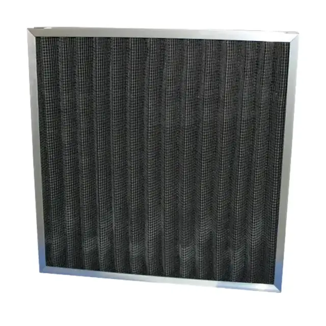 High Air Permeability Black Nylon Mesh Washable Pre Air Filter