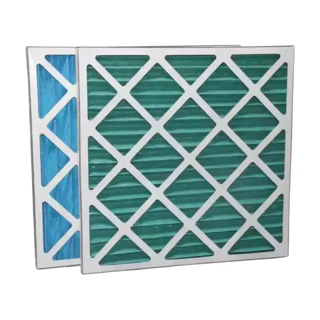 Paint Spray Booth Exhaust Filter Cardboard Frame Glass Fiber Panel Air Filter