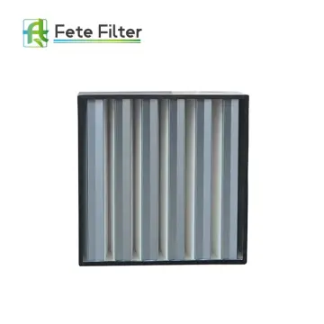 V-Bank Filter with Metal Frame thumbnail 1