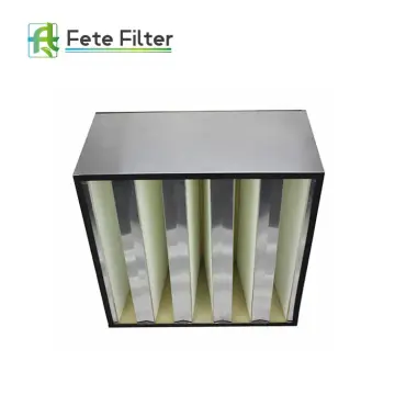 V-Bank Filter with Metal Frame thumbnail 2