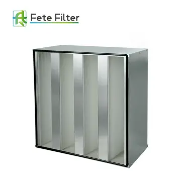 V-Bank Filter with Metal Frame thumbnail 4