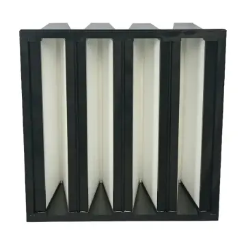 Medium Sub Hepa V Bank Filter In Plastic Frame thumbnail 2