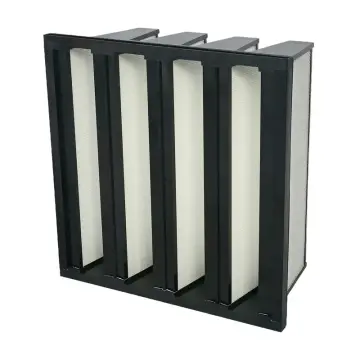 Medium Sub Hepa V Bank Filter In Plastic Frame thumbnail 3