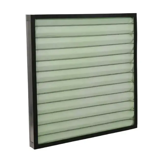 Plastic Frame Synthetic Fiber Pleated Air Filter
