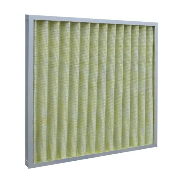Synthetic Fiber Or Non Woven Fabrics Pleated Medium Filter