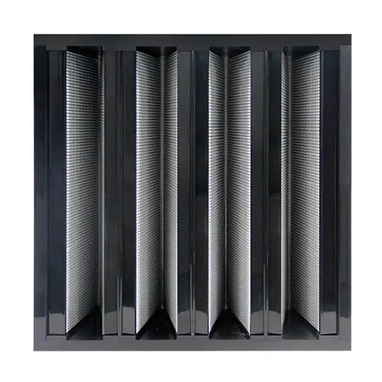 Products/9.Chemical-Filter/5.V-bank-Air-Filter-With-Activated-Carbon-Layer/images/1711200334570.webp